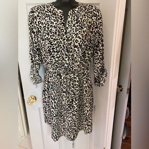 Animal print dress